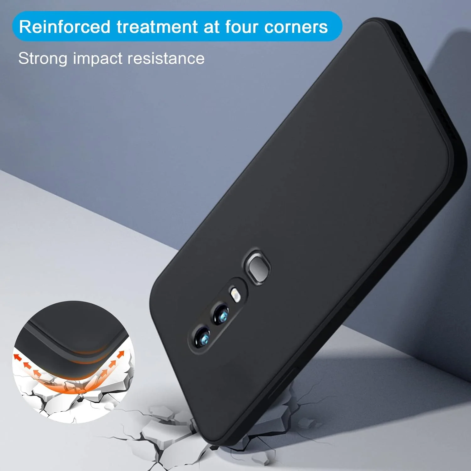 کاور سیلیکونی محافظ گوشی سازگار با وان پلاس 6، نازک با محافظت از دوربین، داخلی نرم، باریک و انعطاف پذیر (برای وان پلاس 6 - مشکی) کاور سیلیکونی محافظ گوشی سازگار با وان پلاس 6، نازک با محافظت از دوربین، داخلی نرم، باریک و انعطاف پذیر (برای وان پلاس 6 - مشکی)