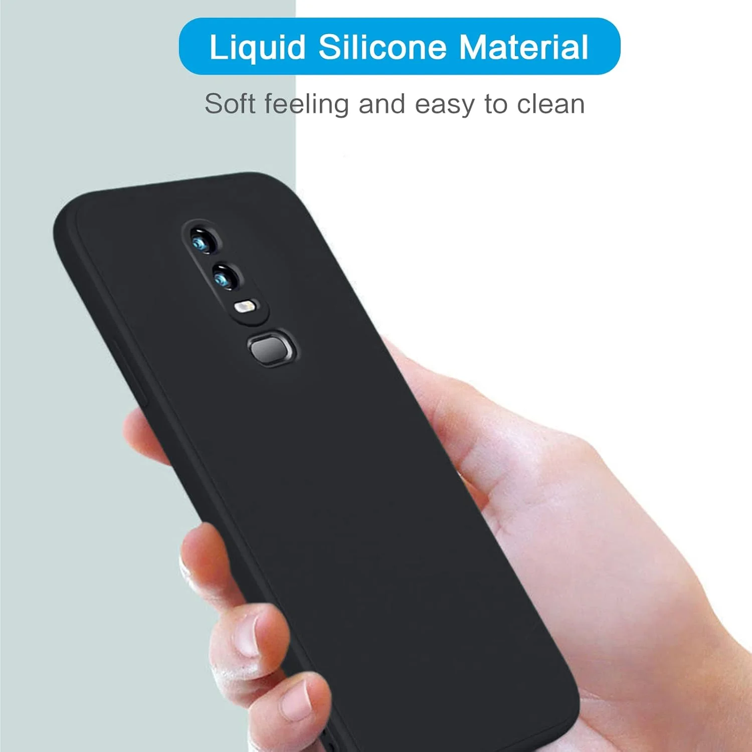 کاور سیلیکونی محافظ گوشی سازگار با وان پلاس 6، نازک با محافظت از دوربین، داخلی نرم، باریک و انعطاف پذیر (برای وان پلاس 6 - مشکی) کاور سیلیکونی محافظ گوشی سازگار با وان پلاس 6، نازک با محافظت از دوربین، داخلی نرم، باریک و انعطاف پذیر (برای وان پلاس 6 - مشکی)