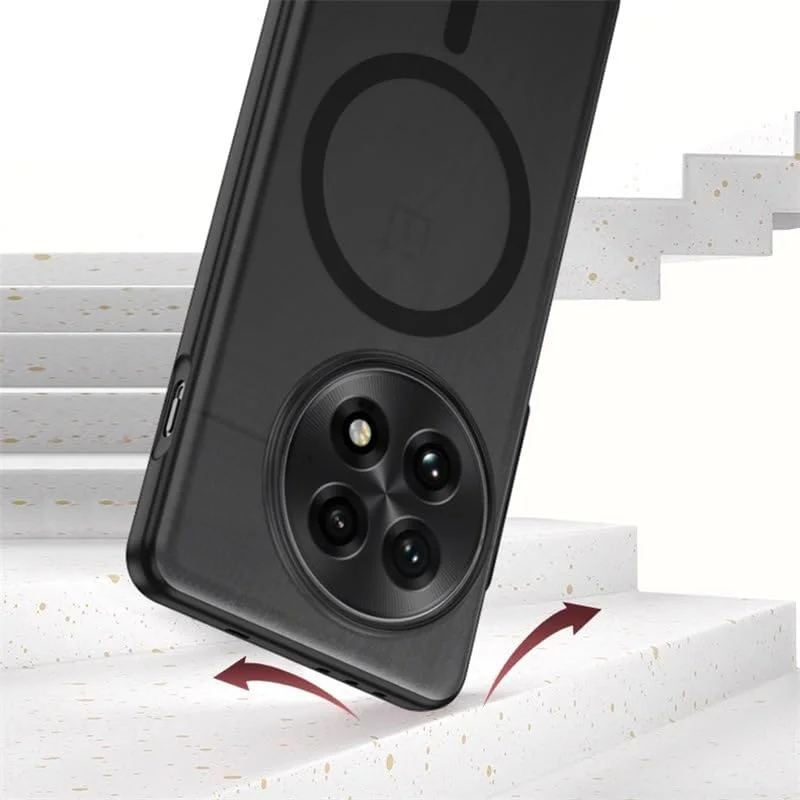 کاور نیمه شفاف Gruattreay سازگار با OnePlus 13 (2024)، کاور ضد لغزش و ضد ضربه با طراحی مغناطیسی و بسیار نازک برای One Plus 13 (مشکی 2) کاور نیمه شفاف Gruattreay سازگار با OnePlus 13 (2024)، کاور ضد لغزش و ضد ضربه با طراحی مغناطیسی و بسیار نازک برای One Plus 13 (مشکی 2)