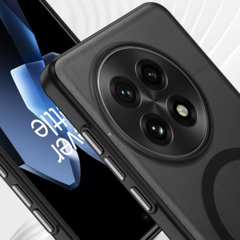 کاور نیمه شفاف Gruattreay سازگار با OnePlus 13 (2024)، کاور ضد لغزش و ضد ضربه با طراحی مغناطیسی و بسیار نازک برای One Plus 13 (مشکی 2) کاور نیمه شفاف Gruattreay سازگار با OnePlus 13 (2024)، کاور ضد لغزش و ضد ضربه با طراحی مغناطیسی و بسیار نازک برای One Plus 13 (مشکی 2)