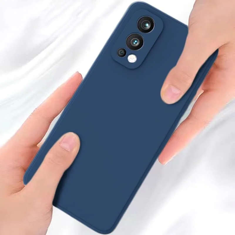 قاب محافظ گوشی ایمودیل برای وان پلاس نورد 2 5G، آبی، باریک، نرم، پوشش پشتی TPU، انعطاف پذیر، سیلیکونی، مات