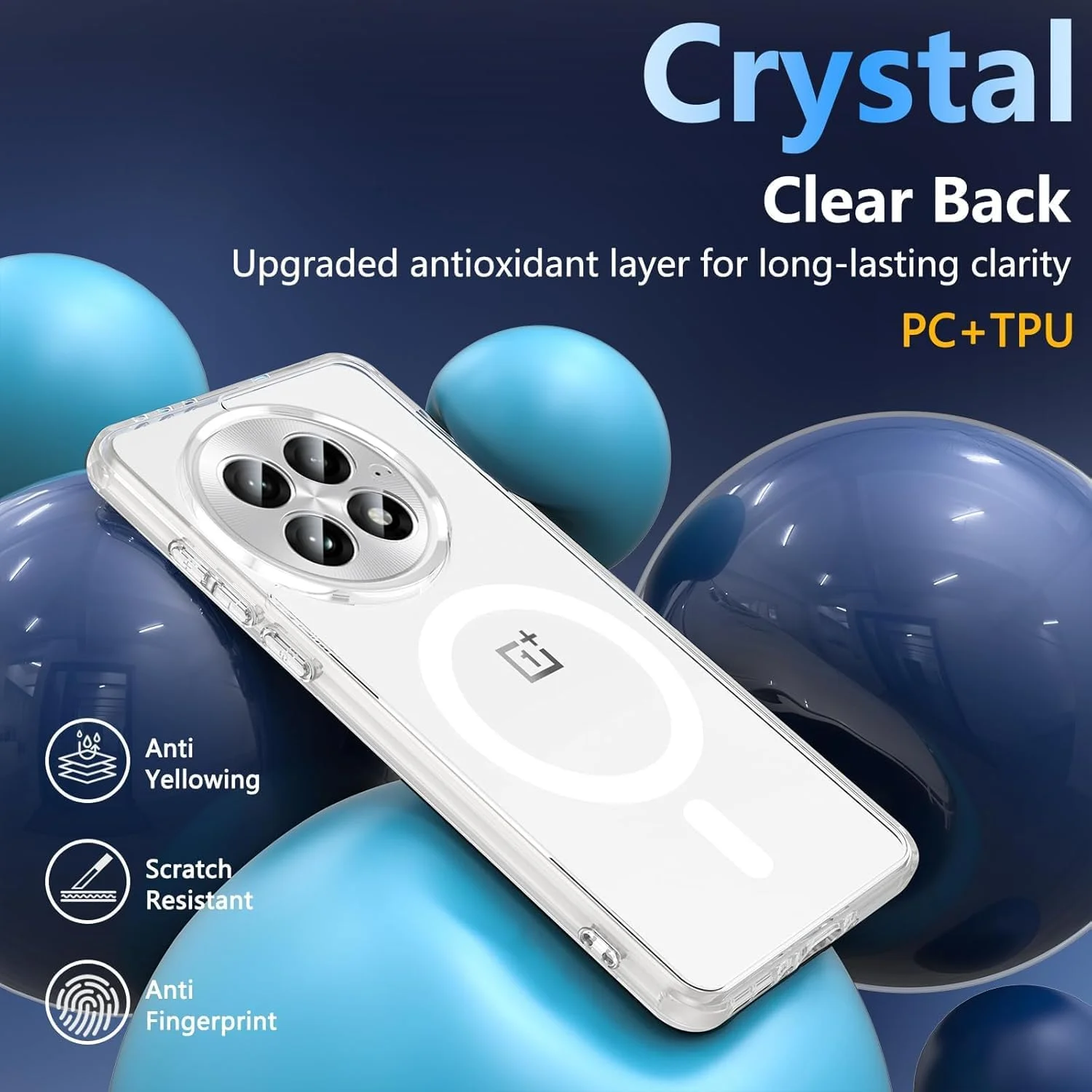 کاور محافظ گوشی وان پلاس 13 با قابلیت مغناطیسی، سازگار با مگ-سیف، کاور باریک و نیمه شفاف مات - کاور محافظ نرم ضد خش برای وان پلاس 13 (شفاف مغناطیسی، وان پلاس 13) کاور محافظ گوشی وان پلاس 13 با قابلیت مغناطیسی، سازگار با مگ-سیف، کاور باریک و نیمه شفاف مات - کاور محافظ نرم ضد خش برای وان پلاس 13 (شفاف مغناطیسی، وان پلاس 13)