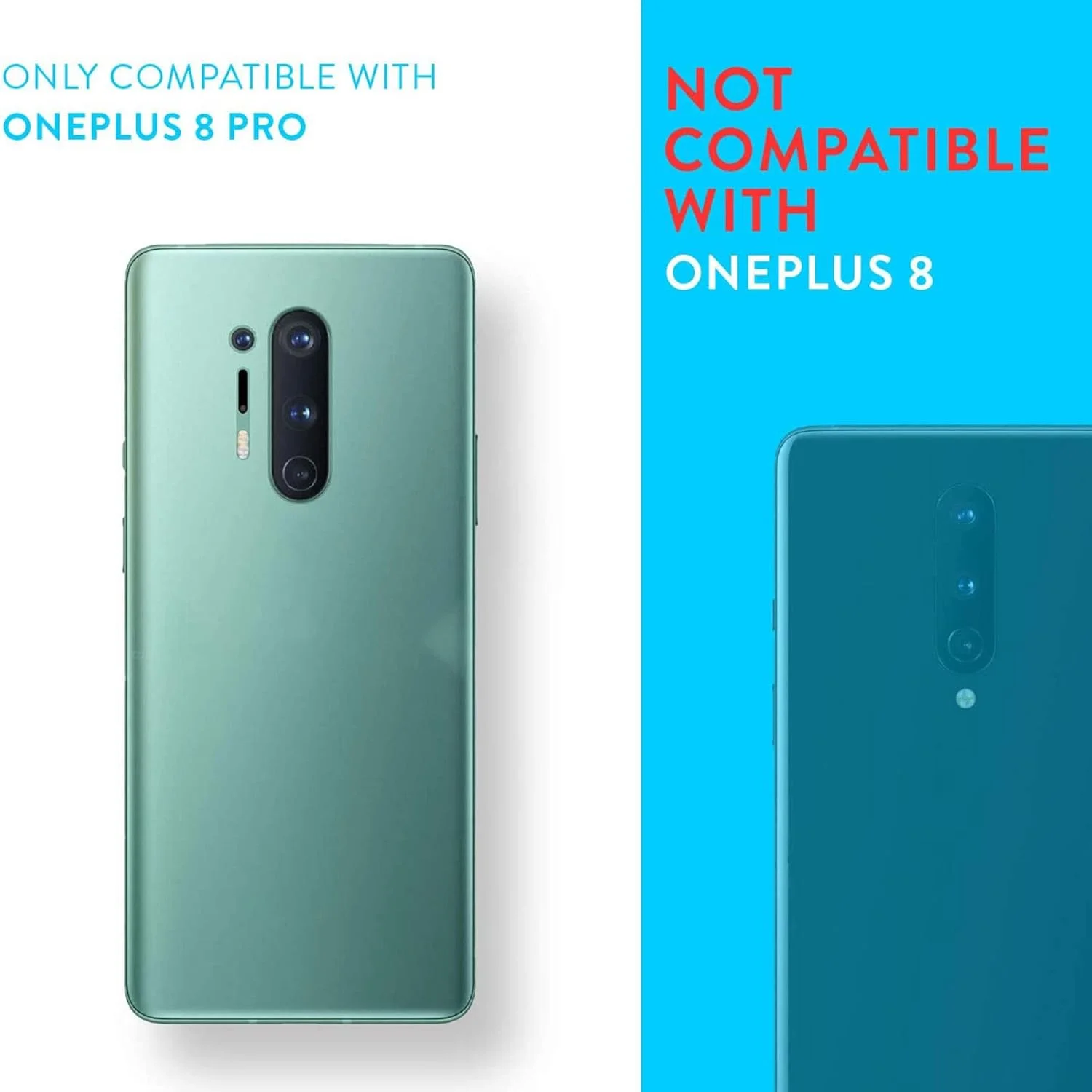 کاور سیلیکونی برای وان پلاس 8 پرو، کاور محافظ تمام بدنه با بافت نرم و ابریشمی، ضد ضربه با پوشش داخلی میکروفایبر (برای وان پلاس 8 پرو - B)