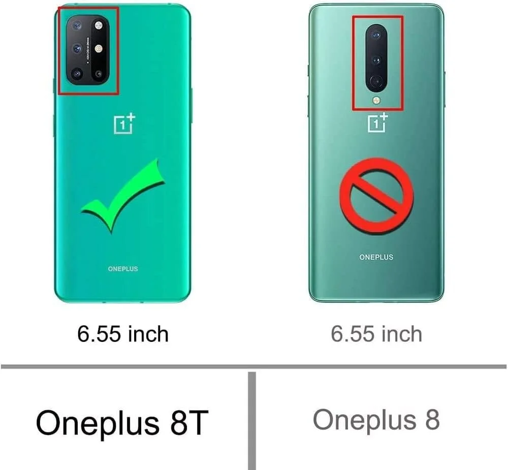 کاور شفاف و نرم سیلیکونی Zubitech برای OnePlus 8T، ضد ضربه با گوشه های تقویت شده