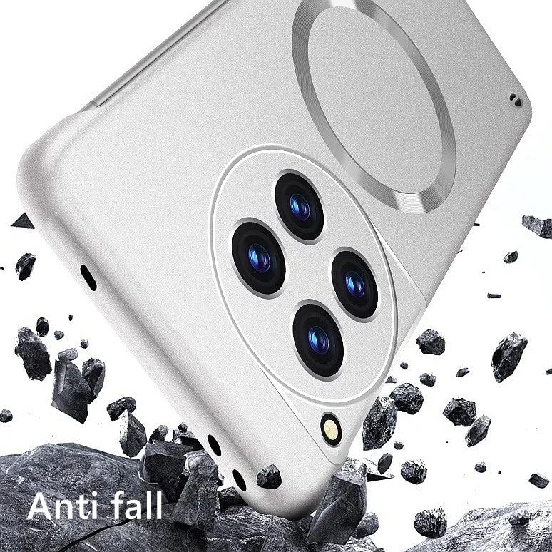 قاب گوشی برای وان پلاس 13، [محافظ لنز دوربین برجسته]، [دفع سریع حرارت]، مغناطیسی بدون لبه، پوشش وان پلاس 13، قاب گوشی ضد ضربه پیشرفته تجاری، لمس راحت، مشکی