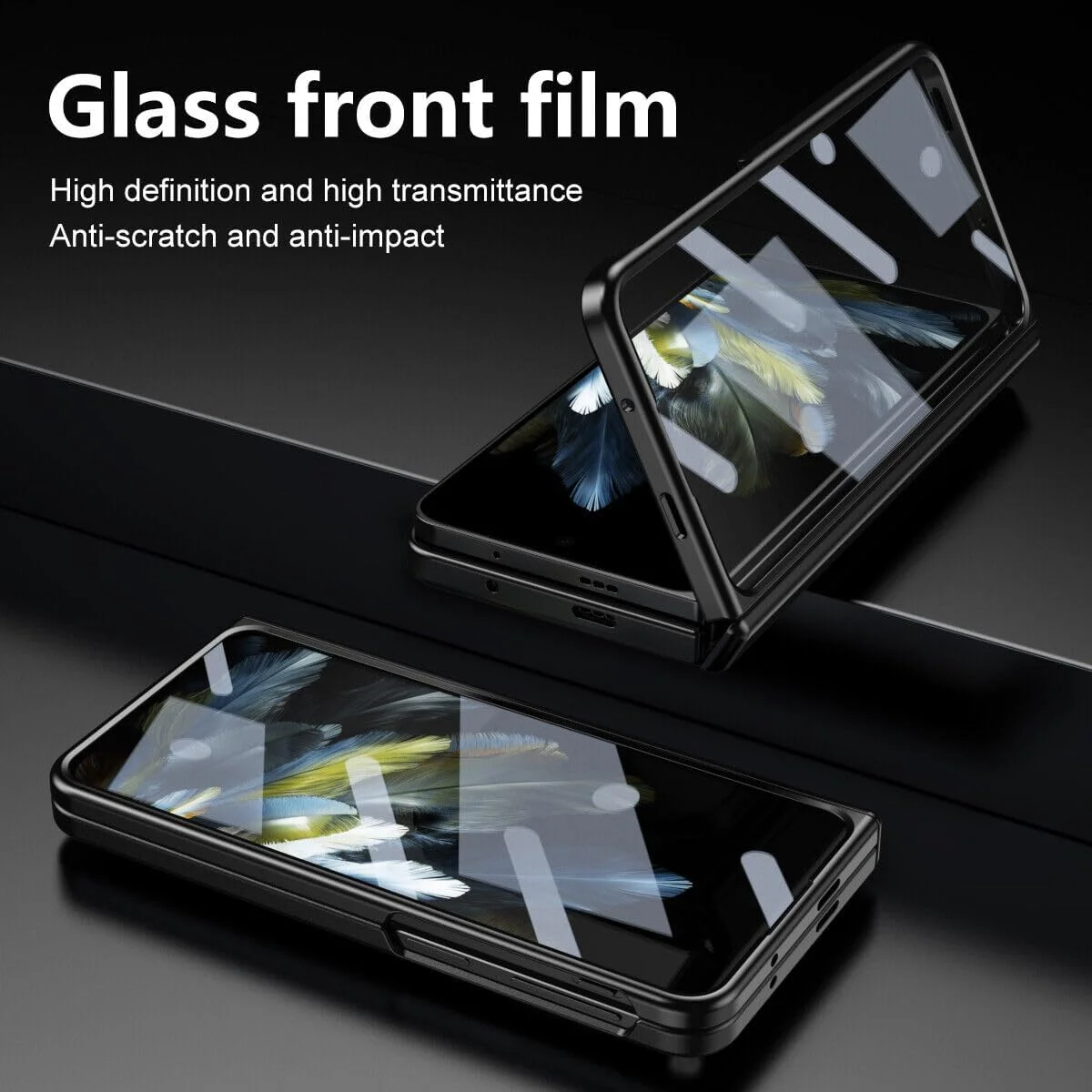 قاب باریک محافظ گوشی برای وان پلاس اوپن/اوپو فایند N3 به همراه محافظ لولا و محافظ صفحه نمایش (مشکی) قاب باریک محافظ گوشی برای وان پلاس اوپن/اوپو فایند N3 به همراه محافظ لولا و محافظ صفحه نمایش (مشکی)