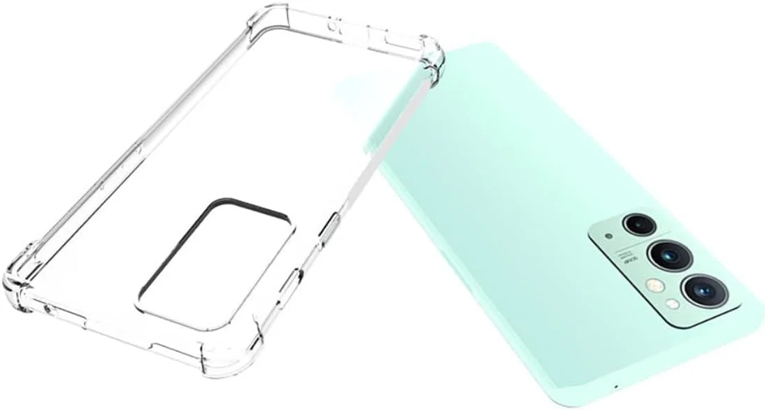 کاور محافظ گوشی OnePlus 9RT، پشت شفاف، ضربه گیر سیلیکونی نرم، ضد خش، محافظ گوشه ها، مناسب برای OnePlus 9RT 5G کاور محافظ گوشی OnePlus 9RT، پشت شفاف، ضربه گیر سیلیکونی نرم، ضد خش، محافظ گوشه ها، مناسب برای OnePlus 9RT 5G