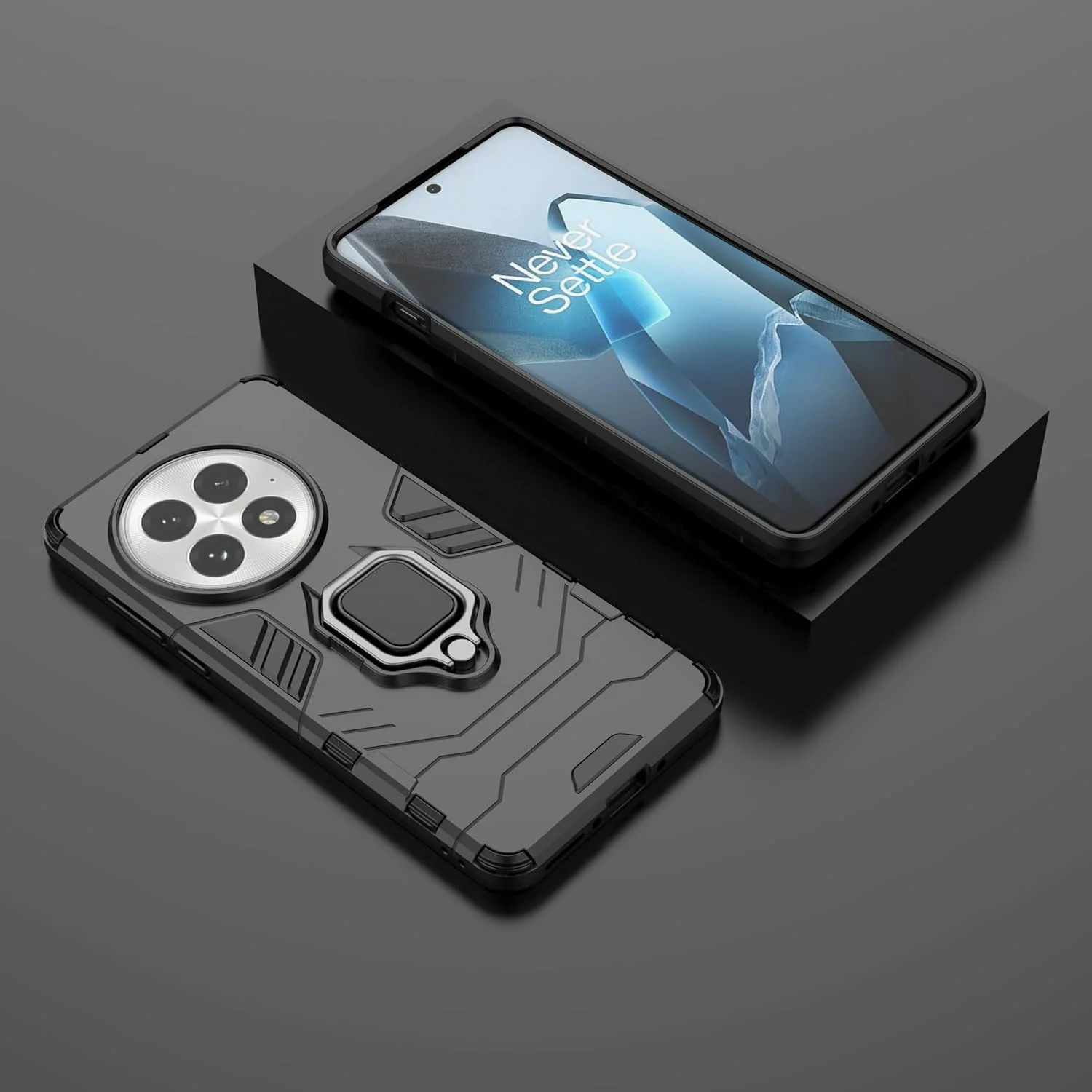 قاب گوشی برای وان پلاس 13 5G: کاور محافظتی دو لایه مقاوم در برابر ضربه با درجه نظامی برای وان پلاس 13 به همراه استند حلقه ای مغناطیسی قاب گوشی برای وان پلاس 13 5G: کاور محافظتی دو لایه مقاوم در برابر ضربه با درجه نظامی برای وان پلاس 13 به همراه استند حلقه ای مغناطیسی