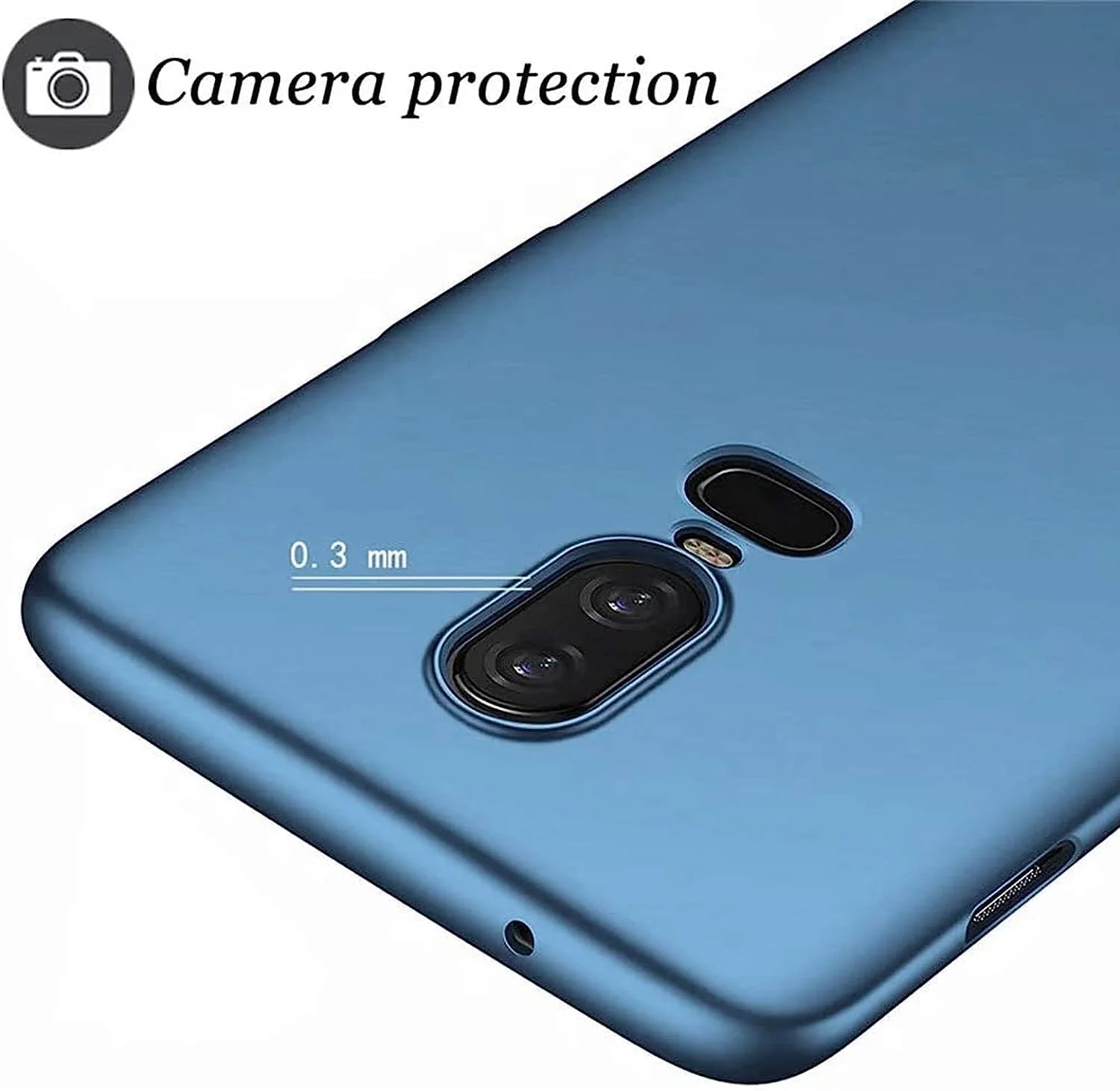 کاور محافظ گوشی موبایل موهادجیا مناسب برای وان پلاس 6، کاور سخت و فوق العاده نازک PC، کاور محافظ سبک و ضد ضربه برای وان پلاس 6 (آبی) 6.28 اینچ کاور محافظ گوشی موبایل موهادجیا مناسب برای وان پلاس 6، کاور سخت و فوق العاده نازک PC، کاور محافظ سبک و ضد ضربه برای وان پلاس 6 (آبی) 6.28 اینچ