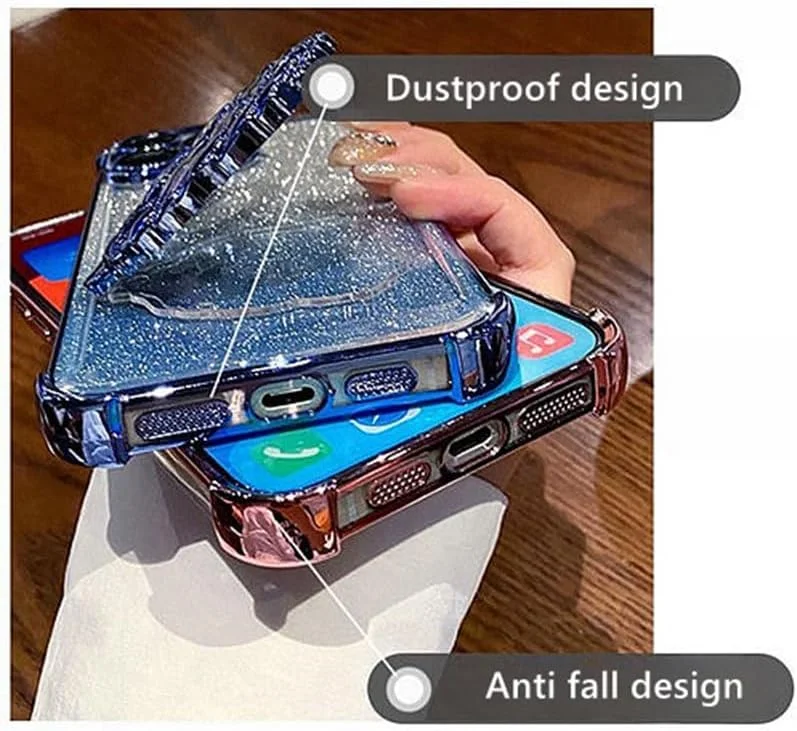 کاور محافظ گوشی جنریک وان پلاس 13، محافظ کامل لنز دوربین، پایه تاشو قو با تزیینات درخشان، گرادینت اکلیلی، کاور گوشی شیک و ضد ضربه برای بانوان و دختران (وان پلاس 13، مشکی) کاور محافظ گوشی جنریک وان پلاس 13، محافظ کامل لنز دوربین، پایه تاشو قو با تزیینات درخشان، گرادینت اکلیلی، کاور گوشی شیک و ضد ضربه برای بانوان و دختران (وان پلاس 13، مشکی)