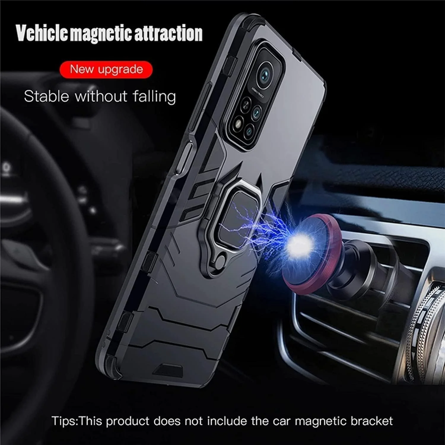 قاب گوشی برای وان پلاس 13 5G: کاور محافظتی دو لایه مقاوم در برابر ضربه با درجه نظامی برای وان پلاس 13 به همراه استند حلقه ای مغناطیسی قاب گوشی برای وان پلاس 13 5G: کاور محافظتی دو لایه مقاوم در برابر ضربه با درجه نظامی برای وان پلاس 13 به همراه استند حلقه ای مغناطیسی