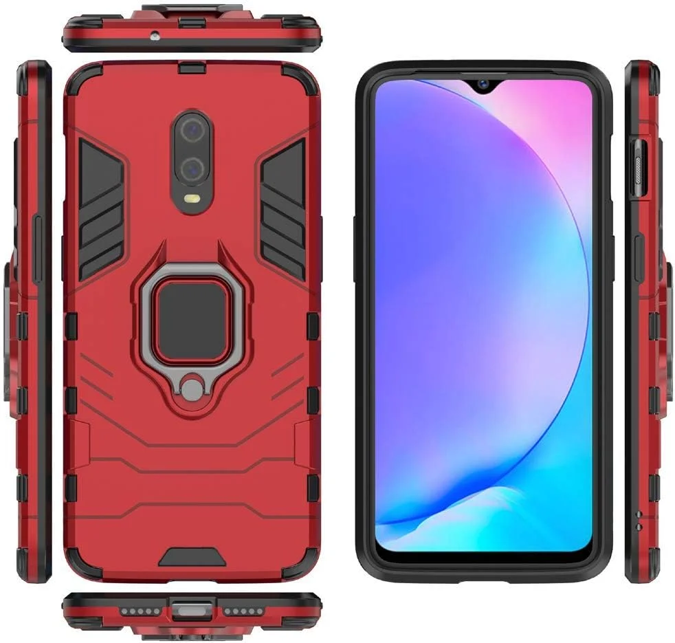 قاب محافظ گوشی وان پلاس 7/6T مدل پلنگ سیاه M&J، مقاوم در برابر ضربه، دارای حلقه فلزی و پایه نگهدارنده، پوشش کامل بدنه (قرمز) قاب محافظ گوشی وان پلاس 7/6T مدل پلنگ سیاه M&J، مقاوم در برابر ضربه، دارای حلقه فلزی و پایه نگهدارنده، پوشش کامل بدنه (قرمز)