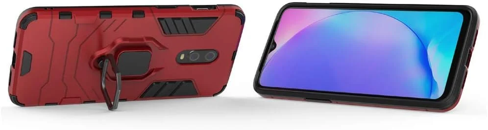 قاب محافظ گوشی وان پلاس 7/6T مدل پلنگ سیاه M&J، مقاوم در برابر ضربه، دارای حلقه فلزی و پایه نگهدارنده، پوشش کامل بدنه (قرمز) قاب محافظ گوشی وان پلاس 7/6T مدل پلنگ سیاه M&J، مقاوم در برابر ضربه، دارای حلقه فلزی و پایه نگهدارنده، پوشش کامل بدنه (قرمز)