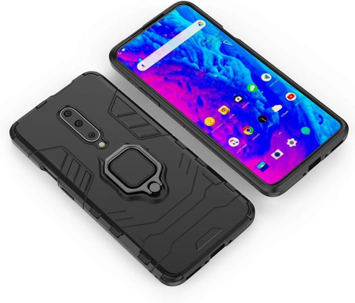 قاب محافظ گوشی مایجین سازگار با وانپلاس 7 پرو و وانپلاس 7 تی پرو، دارای حلقه فلزی و پایه استند، ضد ضربه، بامپر سخت (سازگار با هولدر مغناطیسی خودرو)، پوشش دو لایه مقاوم برای وانپلاس 7 پرو و وانپلاس 7 تی پرو (مشکی) قاب محافظ گوشی مایجین سازگار با وانپلاس 7 پرو و وانپلاس 7 تی پرو، دارای حلقه فلزی و پایه استند، ضد ضربه، بامپر سخت (سازگار با هولدر مغناطیسی خودرو)، پوشش دو لایه مقاوم برای وانپلاس 7 پرو و وانپلاس 7 تی پرو (مشکی)