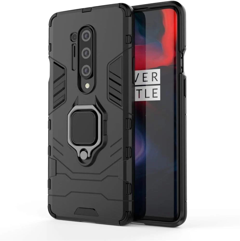 قاب محافظ گوشی مایجین سازگار با وانپلاس 8 پرو (5G)، دارای حلقه فلزی و استند، پوشش دولایه مقاوم برای وانپلاس 8 پرو (مشکی) قاب محافظ گوشی مایجین سازگار با وانپلاس 8 پرو (5G)، دارای حلقه فلزی و استند، پوشش دولایه مقاوم برای وانپلاس 8 پرو (مشکی)