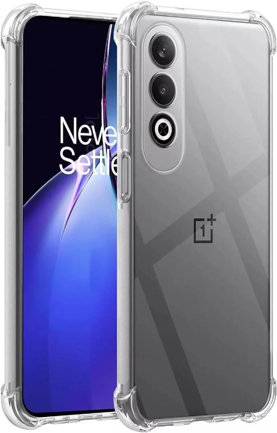 کاور محافظ ژله ای شفاف ضد خش Zubitech برای OnePlus Ace 3v 5G / OnePlus Nord CE4، باریک و سبک، TPU نرم و انعطاف پذیر، مقاوم در برابر ضربه با گوشه های تقویت شده