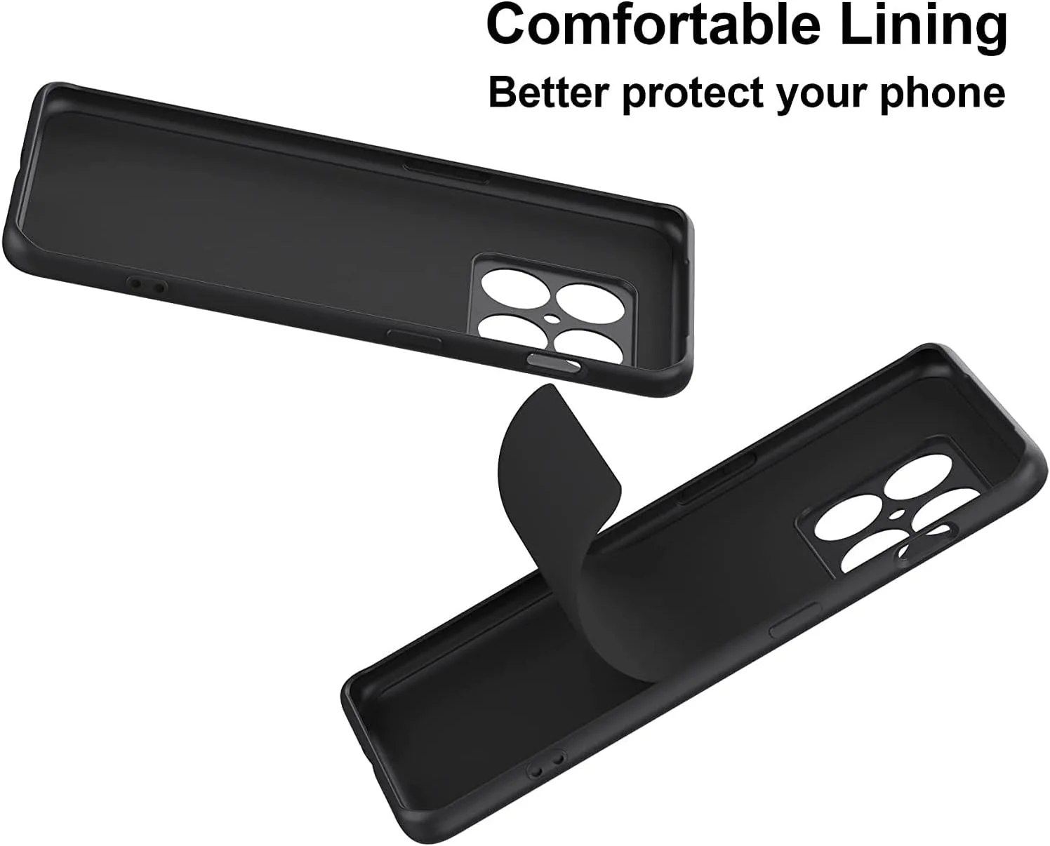 کاور سیلیکونی ضد ضربه و انعطاف پذیر Muzz برای گوشی وان پلاس 10 پرو با محافظت از دوربین - مشکی کاور سیلیکونی ضد ضربه و انعطاف پذیر Muzz برای گوشی وان پلاس 10 پرو با محافظت از دوربین - مشکی