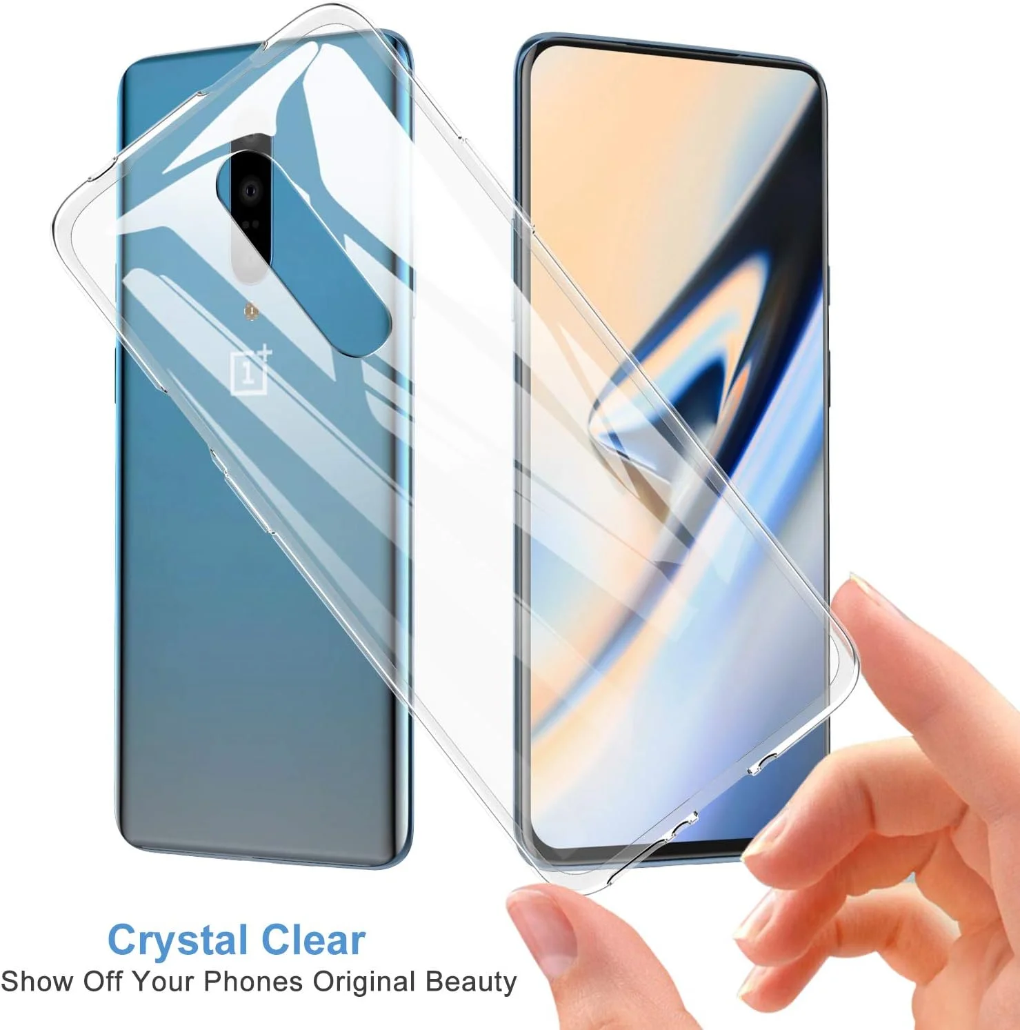 کاور محافظ گوشی وان پلاس 7 پرو، محافظت سبک و ضد ضربه، انعطاف پذیر با برش دقیق برای گوشی هوشمند وان پلاس 7 پرو (شفاف) کاور محافظ گوشی وان پلاس 7 پرو، محافظت سبک و ضد ضربه، انعطاف پذیر با برش دقیق برای گوشی هوشمند وان پلاس 7 پرو (شفاف)