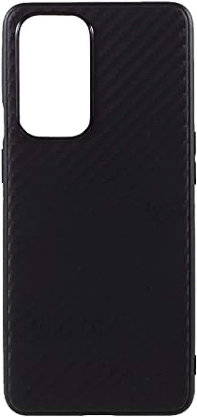 قاب فیبر کربنی Nice.Store.UAE برای OnePlus 9 Pro 5G - کاور محافظ TPU باریک، ضد ضربه، انعطاف پذیر (مشکی)