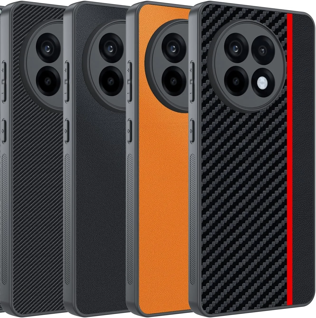 قاب گوشی Gruattreay برای Oneplus 13R، طراحی کلاسیک فیبر کربنی باریک و نازک، ضربه گیر هیبریدی نرم، سبک وزن، ضد اثر انگشت، محافظ تلفن همراه (مشکی + زرد) قاب گوشی Gruattreay برای Oneplus 13R، طراحی کلاسیک فیبر کربنی باریک و نازک، ضربه گیر هیبریدی نرم، سبک وزن، ضد اثر انگشت، محافظ تلفن همراه (مشکی + زرد)