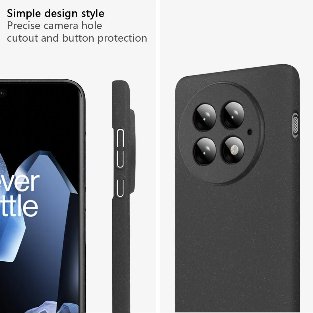 قاب بستمی برای گوشی وان پلاس 13، فوق سبک، فوق نازک، ضد لغزش، ضد خش، محافظت از دوربین، بافت مات، قاب سخت PC برای OnePlus 13 5G (6.82 اینچ) (مشکی) قاب بستمی برای گوشی وان پلاس 13، فوق سبک، فوق نازک، ضد لغزش، ضد خش، محافظت از دوربین، بافت مات، قاب سخت PC برای OnePlus 13 5G (6.82 اینچ) (مشکی)