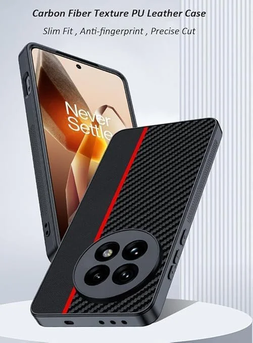 قاب گوشی Gruattreay برای Oneplus 13R، طراحی کلاسیک فیبر کربنی باریک و نازک، ضربه گیر هیبریدی نرم، سبک وزن، ضد اثر انگشت، محافظ تلفن همراه (مشکی + زرد) قاب گوشی Gruattreay برای Oneplus 13R، طراحی کلاسیک فیبر کربنی باریک و نازک، ضربه گیر هیبریدی نرم، سبک وزن، ضد اثر انگشت، محافظ تلفن همراه (مشکی + زرد)