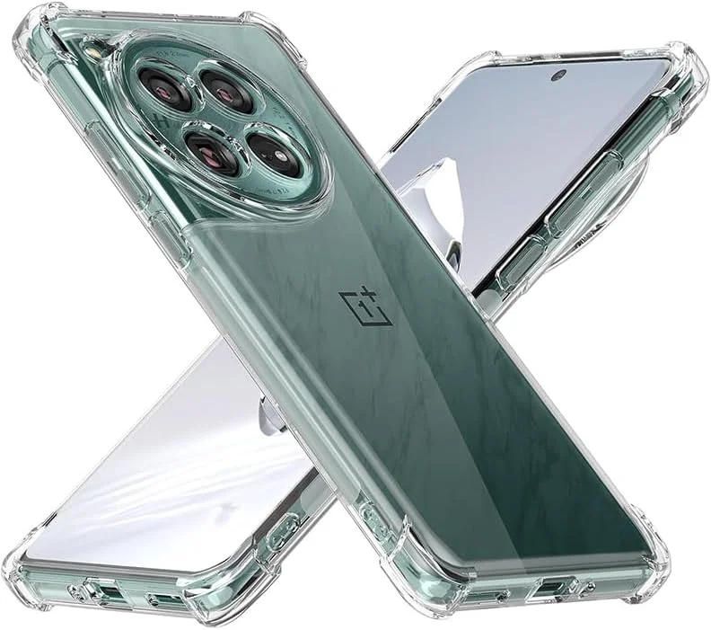 کاور شفاف گوشی OnePlus 12، کاور محافظ TPU با قابلیت جذب شوک و گوشههای تقویتشده، نرم و انعطافپذیر کاور شفاف گوشی OnePlus 12، کاور محافظ TPU با قابلیت جذب شوک و گوشههای تقویتشده، نرم و انعطافپذیر