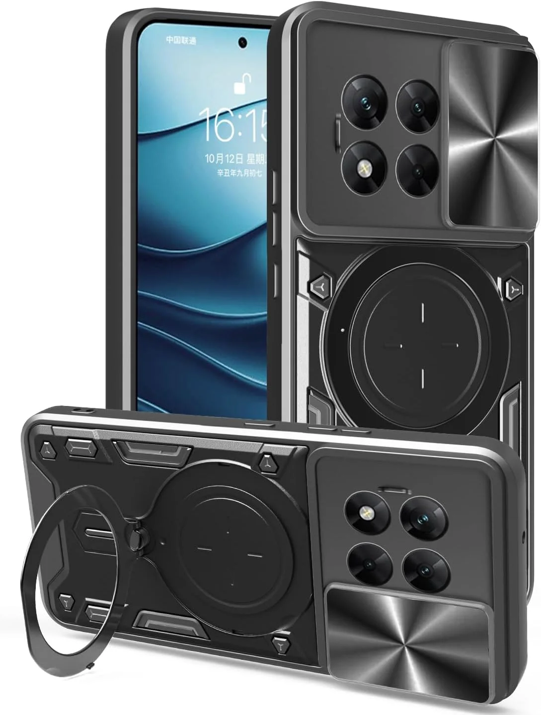 کاور محافظ گوشی وان پلاس 13R 5G مدل WRTBS با محافظ لنز کشویی، مقاوم در برابر ضربه - مشکی کاور محافظ گوشی وان پلاس 13R 5G مدل WRTBS با محافظ لنز کشویی، مقاوم در برابر ضربه - مشکی