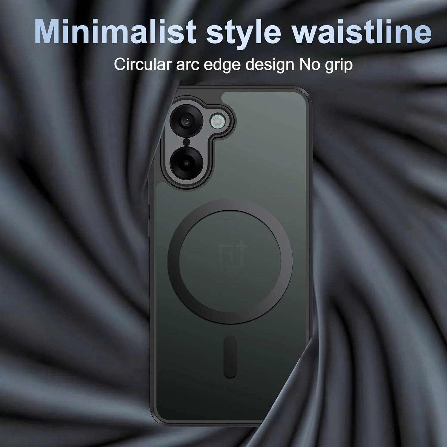 قاب مغناطیسی Effcotuo برای OnePlus Nord CE 5 / Nord CE5 5G، قاب سیلیکونی نرم ضد افتادن + قاب اکریلیک مات یخ زده، پوشش پشتی مات شفاف باریک ضد ضربه - مشکی قاب مغناطیسی Effcotuo برای OnePlus Nord CE 5 / Nord CE5 5G، قاب سیلیکونی نرم ضد افتادن + قاب اکریلیک مات یخ زده، پوشش پشتی مات شفاف باریک ضد ضربه - مشکی