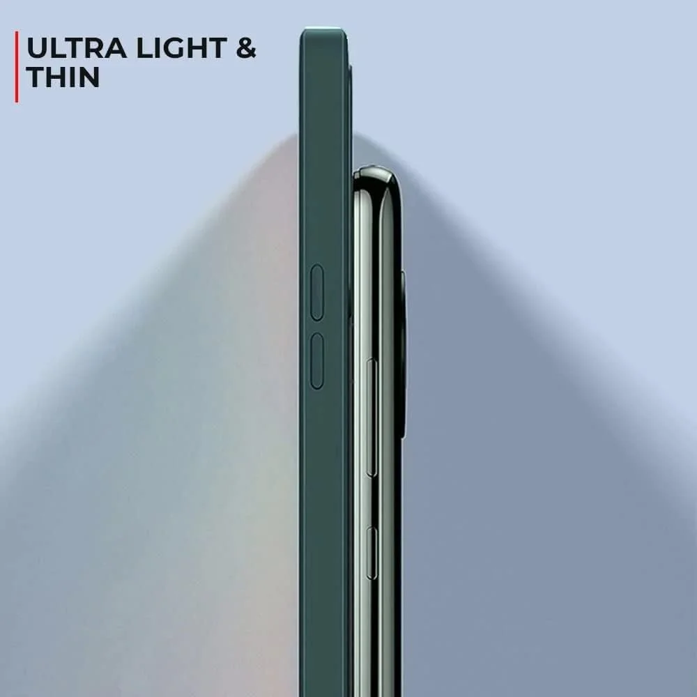 کاور سیلیکونی Muzz برای وان پلاس 10T / وان پلاس Ace Pro، کاور ضربه گیر ژله ای مایع با روکش داخلی میکروفیبر نرم، محافظ باریک و ضد ضربه برای وان پلاس 10T / Ace Pro (سبز)