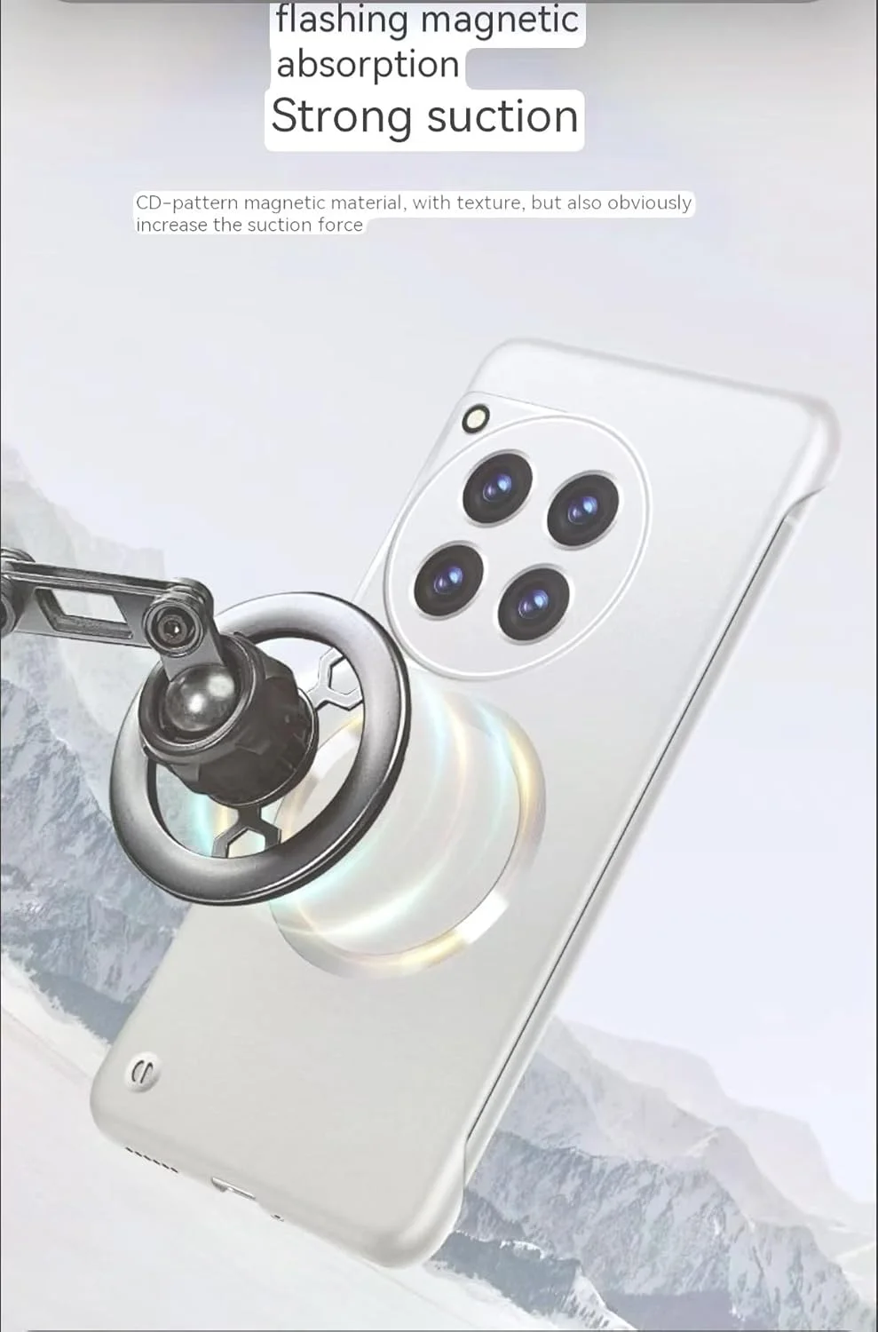 قاب محافظ گوشی وان پلاس 13، پرداخت فلزی مات، مکش مغناطیسی قوی، بدون حاشیه، نازک و سبک، ضد اثر انگشت و ضد خش (مشکی) قاب محافظ گوشی وان پلاس 13، پرداخت فلزی مات، مکش مغناطیسی قوی، بدون حاشیه، نازک و سبک، ضد اثر انگشت و ضد خش (مشکی)