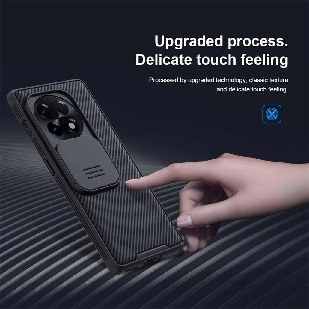 قاب محافظ گوشی وان پلاس 11R مدل Camsheild Pro با محافظ لنز کشویی دوربین، پشت PC و فریم TPU، ضد اثر انگشت، لمس نرم و ظریف، سازگار با وان پلاس 11R 5G (مشکی) قاب محافظ گوشی وان پلاس 11R مدل Camsheild Pro با محافظ لنز کشویی دوربین، پشت PC و فریم TPU، ضد اثر انگشت، لمس نرم و ظریف، سازگار با وان پلاس 11R 5G (مشکی)