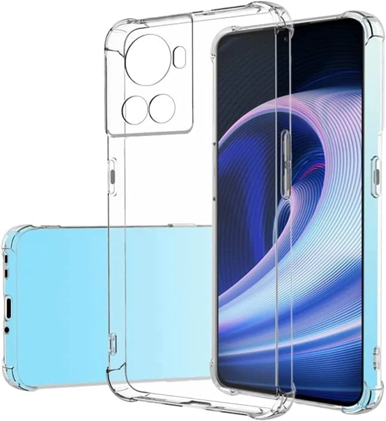 کاور ایمودیل برای وان پلاس 10R / ایس - محافظ نرم سیلیکونی شفاف با بالشتک هوا، ضد ضربه، ضد خش، گوشه های تقویت شده کاور ایمودیل برای وان پلاس 10R / ایس - محافظ نرم سیلیکونی شفاف با بالشتک هوا، ضد ضربه، ضد خش، گوشه های تقویت شده