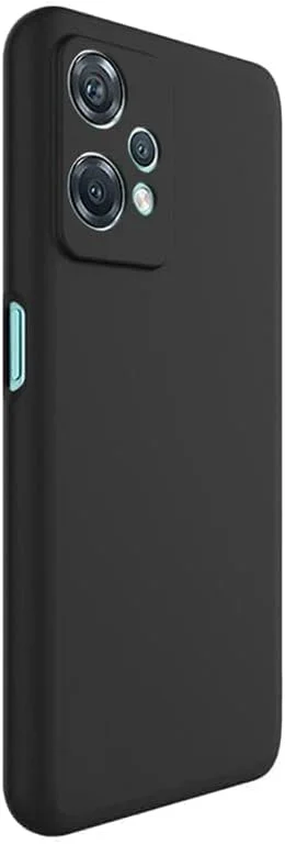 کاور محافظ گوشی وان پلاس نورد CE 2 Lite 5G، محافظت از دوربین، فوق العاده باریک، سیلیکونی TPU نرم، ضد ضربه، مناسب برای OnePlus Nord CE 2 Lite 5G (مشکی)