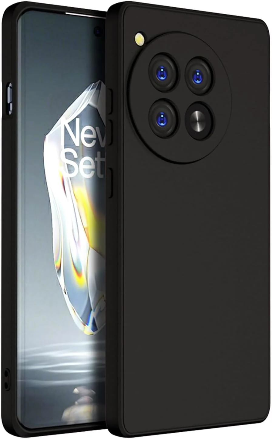 کاور پشتی سیلیکونی باریک Muzz برای OnePlus 12R 5G، پوشش مات، محافظت از دوربین، طراحی محافظ (مشکی) کاور پشتی سیلیکونی باریک Muzz برای OnePlus 12R 5G، پوشش مات، محافظت از دوربین، طراحی محافظ (مشکی)