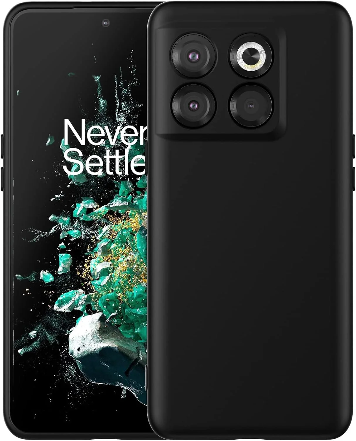 کاور سیلیکونی Foluu برای OnePlus 10T، کاور ژلهای مایع با روکش میکروفایبر نرم، باریک، مقاوم در برابر ضربه، محافظ برای OnePlus 10T 2022 (مشکی) کاور سیلیکونی Foluu برای OnePlus 10T، کاور ژلهای مایع با روکش میکروفایبر نرم، باریک، مقاوم در برابر ضربه، محافظ برای OnePlus 10T 2022 (مشکی)