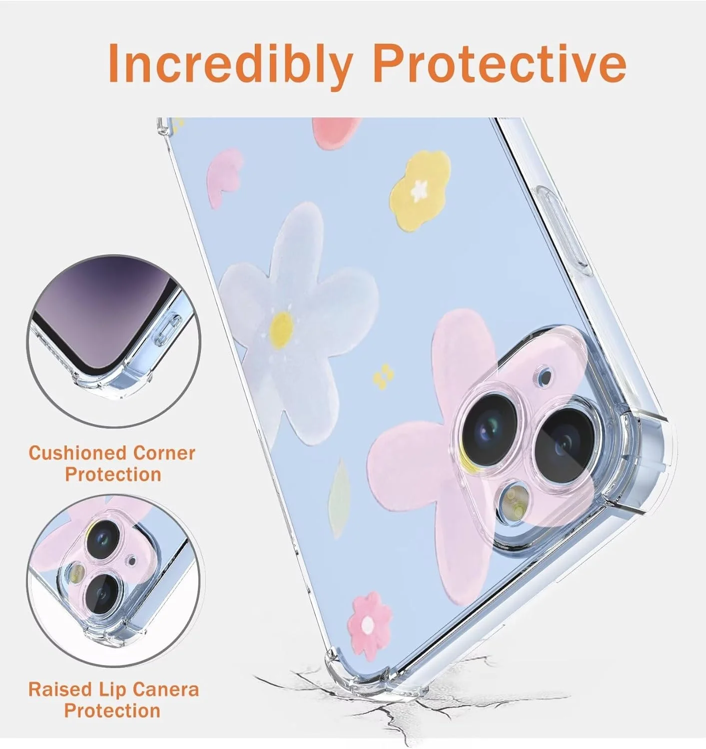 کاور شفاف طرح گل برای وان پلاس 8T، کاور ضد ضربه طرح گل، کاور باریک و نرم TPU طرح گل - SJ503 کاور شفاف طرح گل برای وان پلاس 8T، کاور ضد ضربه طرح گل، کاور باریک و نرم TPU طرح گل - SJ503