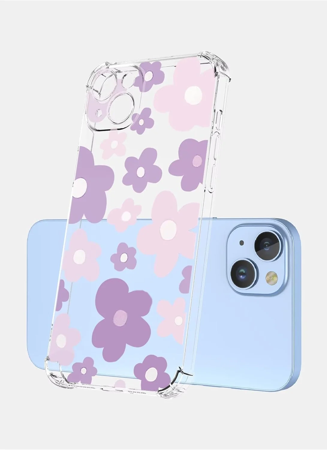 کاور شفاف طرح گل برای وان پلاس 8T، کاور ضد ضربه طرح گل، کاور باریک و نرم TPU طرح گل - SJ503 کاور شفاف طرح گل برای وان پلاس 8T، کاور ضد ضربه طرح گل، کاور باریک و نرم TPU طرح گل - SJ503