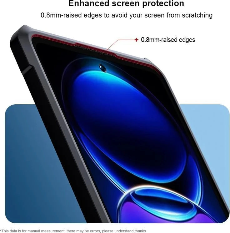 کاور شفاف مشکی Muzz برای OnePlus 13S/13T، پلی کربنات و TPU، ضد ضربه، محافظ لنز دوربین، مقاوم در برابر ضربه 360 درجه