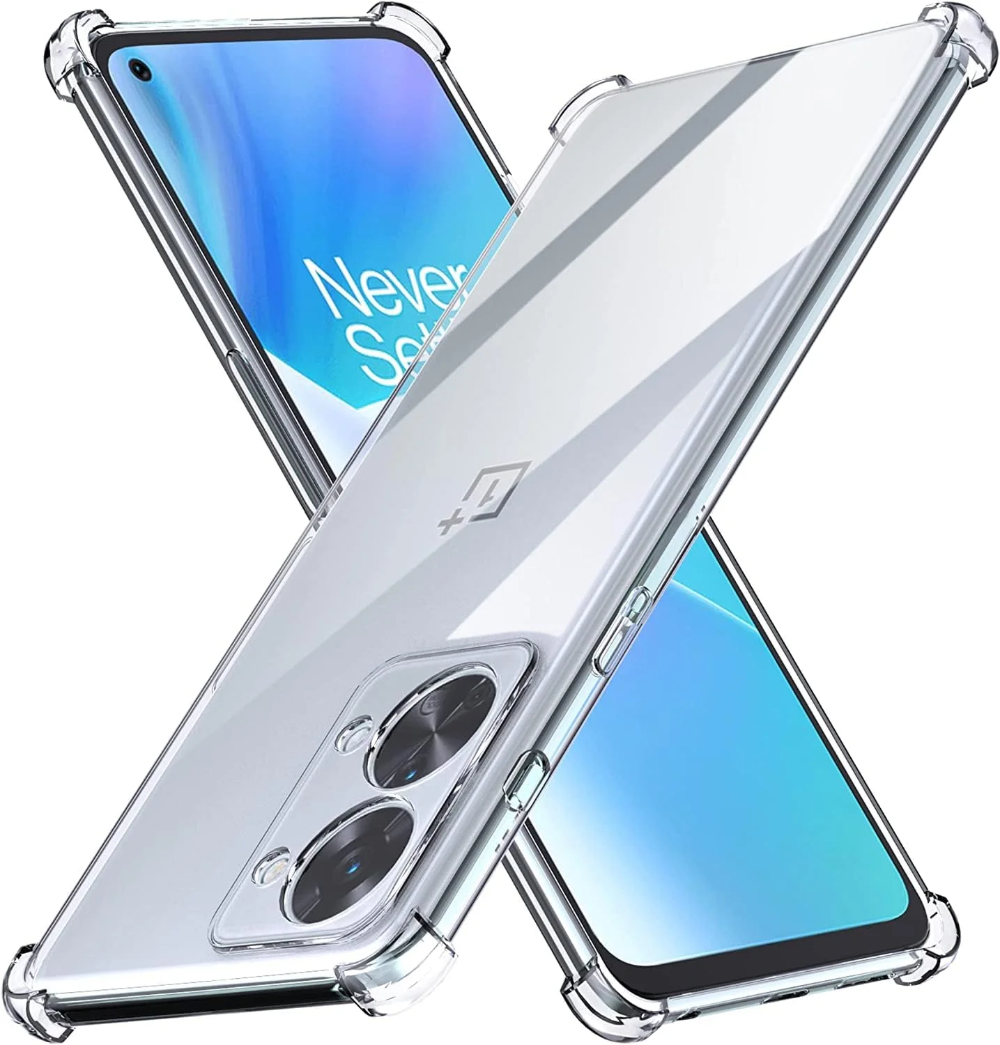 کاور محافظ ژله ای شفاف گوشی وان پلاس نورد 2T 5G، محافظ دوربین، ضد ضربه و انعطاف پذیر