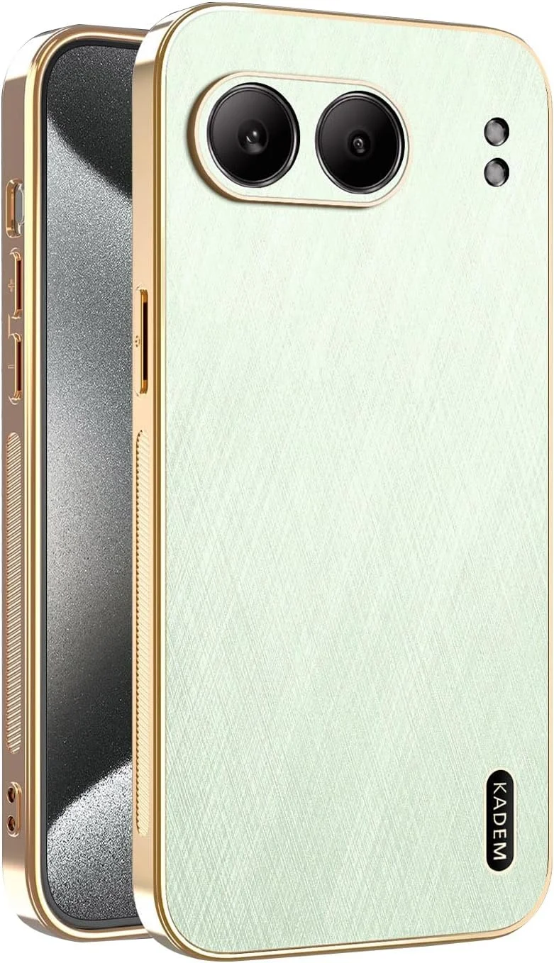 کاور محافظ گوشی وان پلاس نورد 4 5G، طراحی فلزی برس خورده منحصر به فرد، کاور چرمی، بامپر TPU سیلیکونی نرم و فوق العاده نازک، ضد ضربه (سبز) کاور محافظ گوشی وان پلاس نورد 4 5G، طراحی فلزی برس خورده منحصر به فرد، کاور چرمی، بامپر TPU سیلیکونی نرم و فوق العاده نازک، ضد ضربه (سبز)