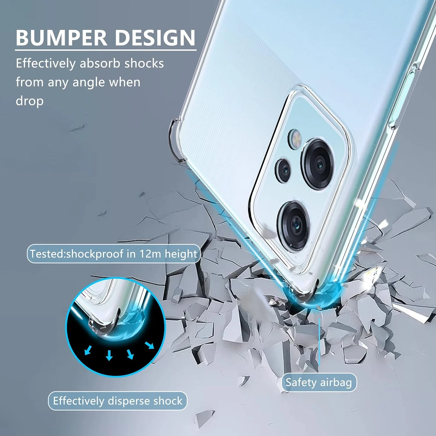 کاور محافظ پشت گوشی EXELLE برای OnePlus Nord CE 2 Lite 5G | کاور نرم و شفاف | محافظت عالی از دوربین | دارای درپوش گرد و غبار و ضد لغزش | کاور محافظ باریک برای Nord CE 2 Lite 5G کاور محافظ پشت گوشی EXELLE برای OnePlus Nord CE 2 Lite 5G | کاور نرم و شفاف | محافظت عالی از دوربین | دارای درپوش گرد و غبار و ضد لغزش | کاور محافظ باریک برای Nord CE 2 Lite 5G