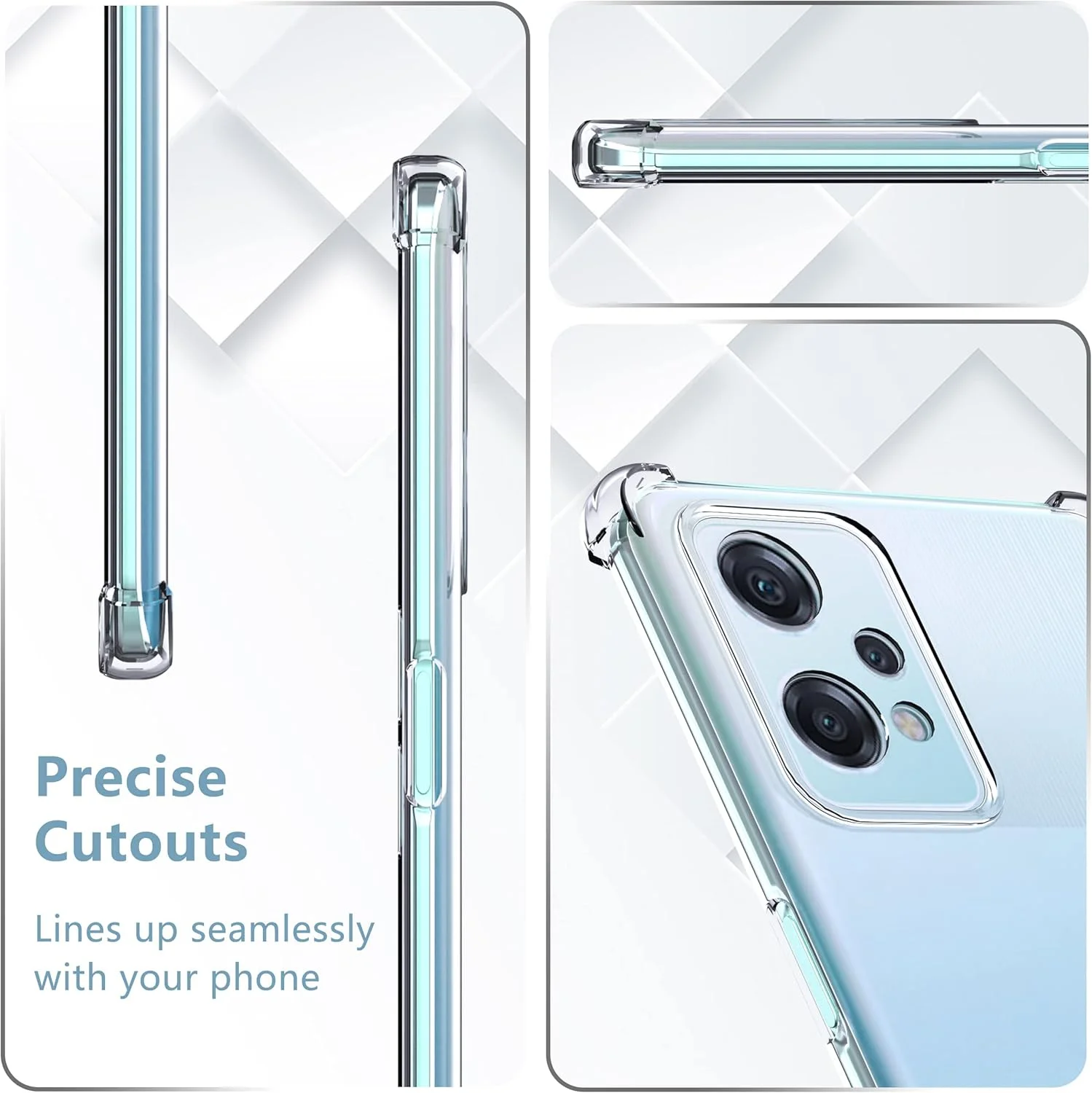 کاور محافظ پشت گوشی EXELLE برای OnePlus Nord CE 2 Lite 5G | کاور نرم و شفاف | محافظت عالی از دوربین | دارای درپوش گرد و غبار و ضد لغزش | کاور محافظ باریک برای Nord CE 2 Lite 5G کاور محافظ پشت گوشی EXELLE برای OnePlus Nord CE 2 Lite 5G | کاور نرم و شفاف | محافظت عالی از دوربین | دارای درپوش گرد و غبار و ضد لغزش | کاور محافظ باریک برای Nord CE 2 Lite 5G