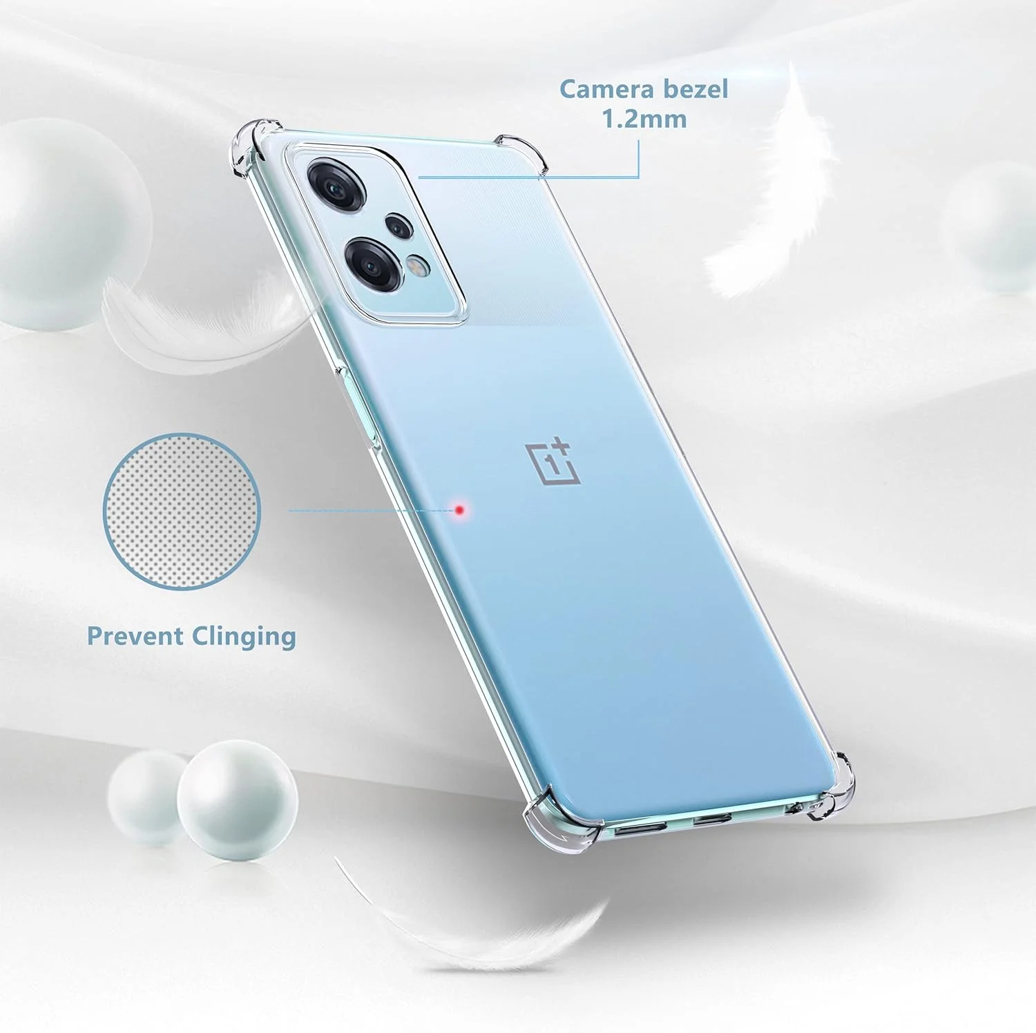 کاور محافظ پشت گوشی EXELLE برای OnePlus Nord CE 2 Lite 5G | کاور نرم و شفاف | محافظت عالی از دوربین | دارای درپوش گرد و غبار و ضد لغزش | کاور محافظ باریک برای Nord CE 2 Lite 5G کاور محافظ پشت گوشی EXELLE برای OnePlus Nord CE 2 Lite 5G | کاور نرم و شفاف | محافظت عالی از دوربین | دارای درپوش گرد و غبار و ضد لغزش | کاور محافظ باریک برای Nord CE 2 Lite 5G