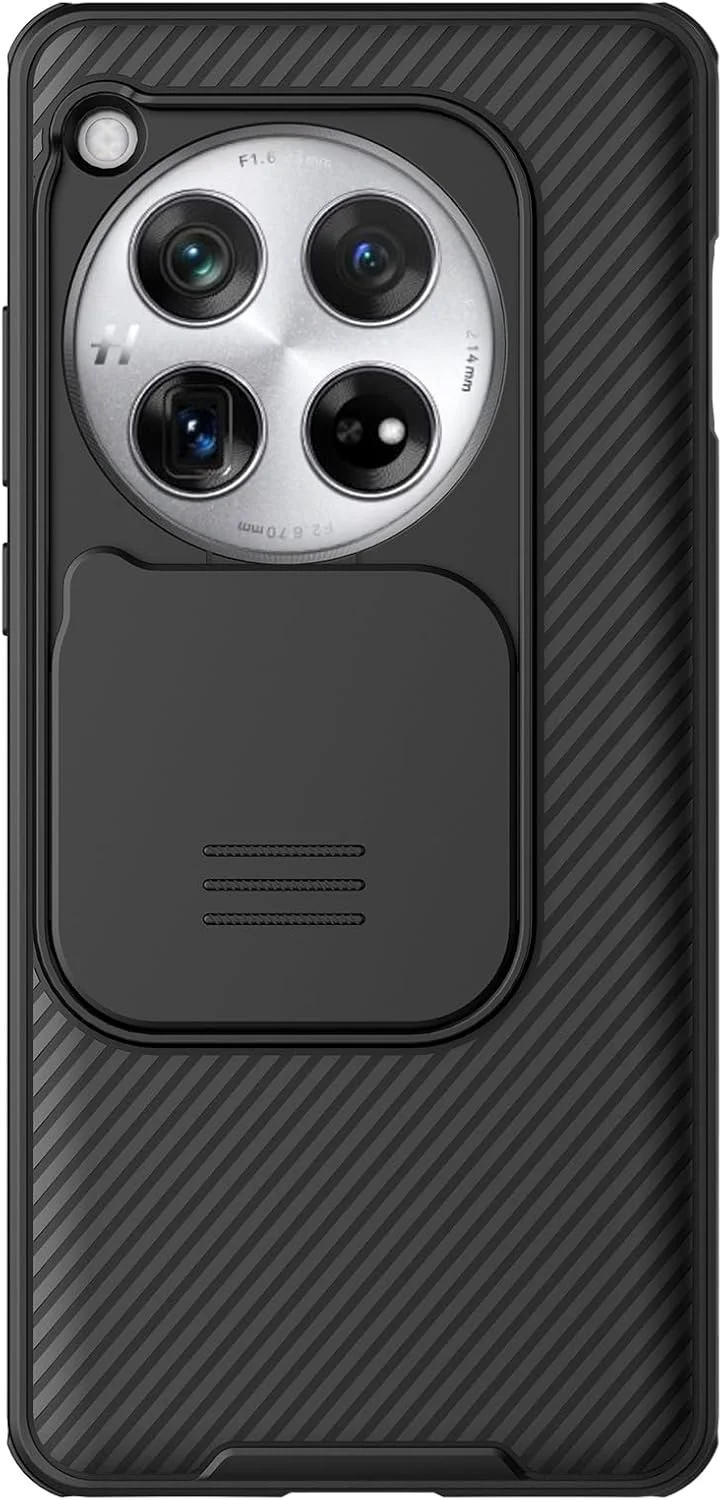 قاب محافظ گوشی نیلکین CamShield Pro Series مناسب برای OnePlus 12 5G، باریک، ضد ضربه، دارای پوشش کشویی دوربین - مشکی قاب محافظ گوشی نیلکین CamShield Pro Series مناسب برای OnePlus 12 5G، باریک، ضد ضربه، دارای پوشش کشویی دوربین - مشکی