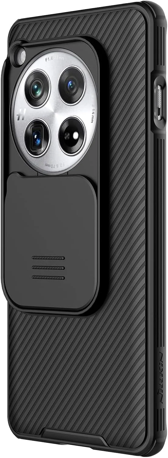 قاب محافظ گوشی نیلکین CamShield Pro Series مناسب برای OnePlus 12 5G، باریک، ضد ضربه، دارای پوشش کشویی دوربین - مشکی قاب محافظ گوشی نیلکین CamShield Pro Series مناسب برای OnePlus 12 5G، باریک، ضد ضربه، دارای پوشش کشویی دوربین - مشکی