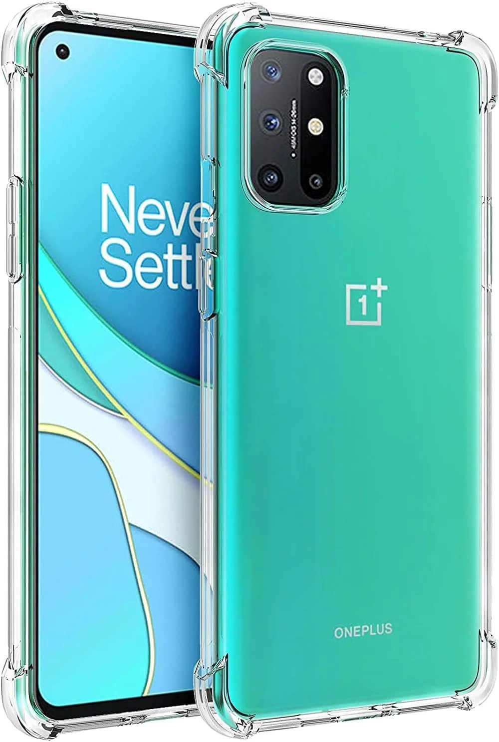 کاور بامپر جدید سازگار با قاب گوشی وان پلاس 9R، محافظ بامپر، جنس سیلیکون TPU نرم، شفاف و ضد ضربه