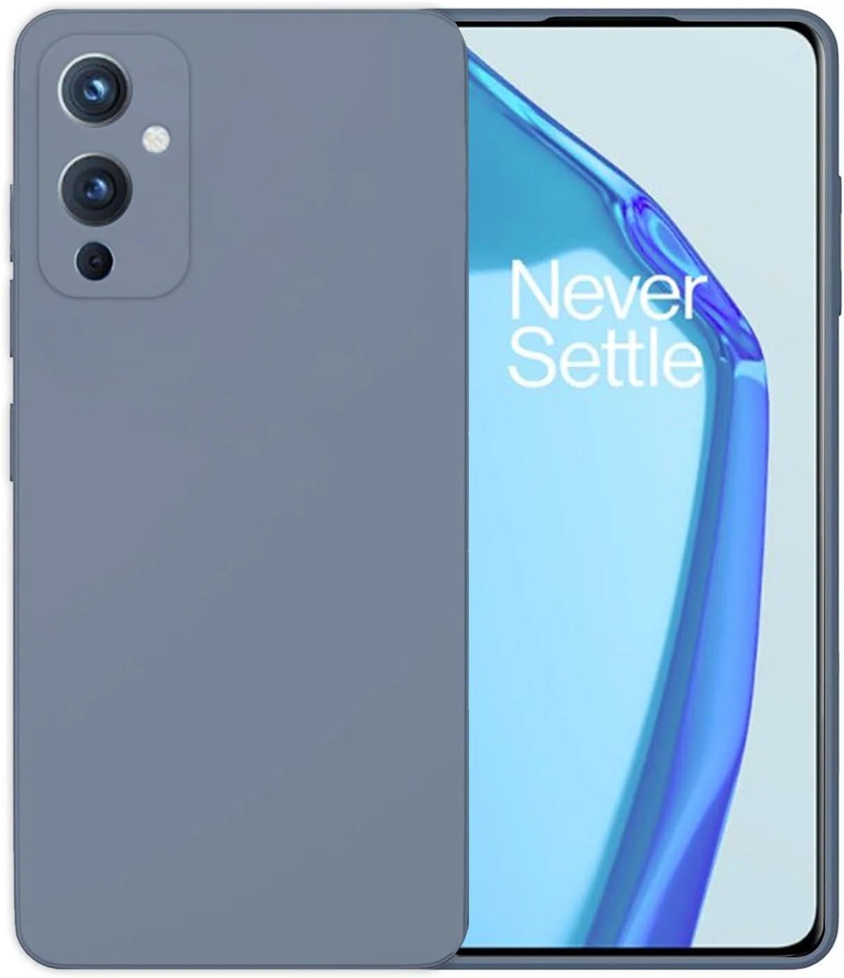 کاور محافظ نرم گوشی CooLoly برای وان پلاس 9 (خاکستری، 6.55 اینچ)