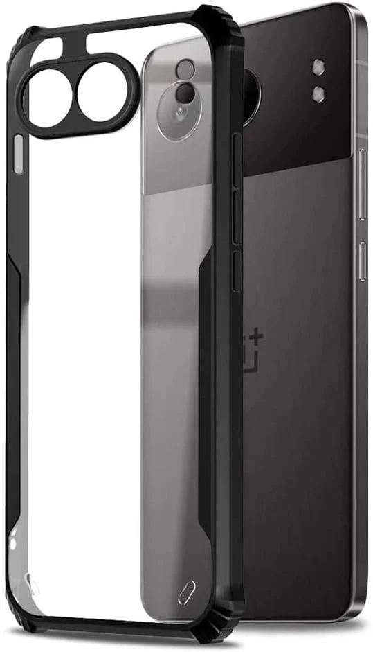 کاور پشتی شفاف گوشی وان پلاس نورد 4 5G | کاور سخت PC شفاف و ضد زردی با بامپر TPU، محافظت در برابر سقوط