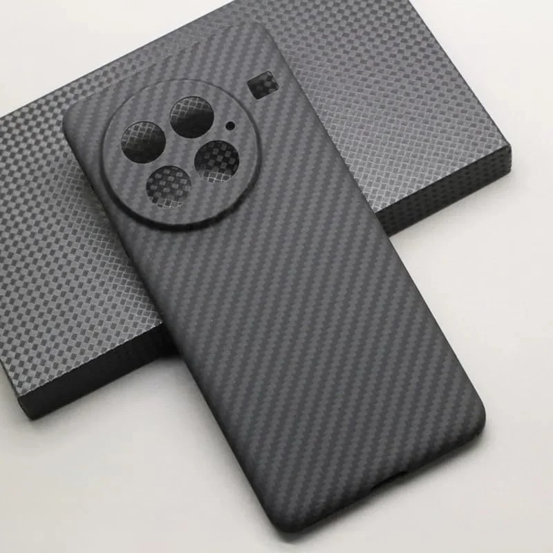 قاب فیبر کربنی Gruattreay سازگار با OnePlus 13 5G، قاب های گوشی فیبر آرامید فوق العاده نازک و لوکس برای OnePlus 13 (مشکی 2)